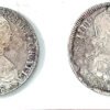 Monedas de plata Carlos VI de la época del Virreynato